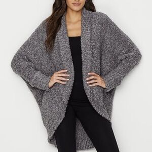 Barefoot Dreams CozyChic Gray Ultra Soft Cardigan Size L/XL